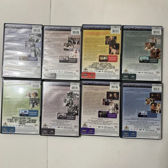 The Woody Allen Film Collection 8  DVD Box Set Mgm Studio Annie Hall Comedy - Picture 7 of 9